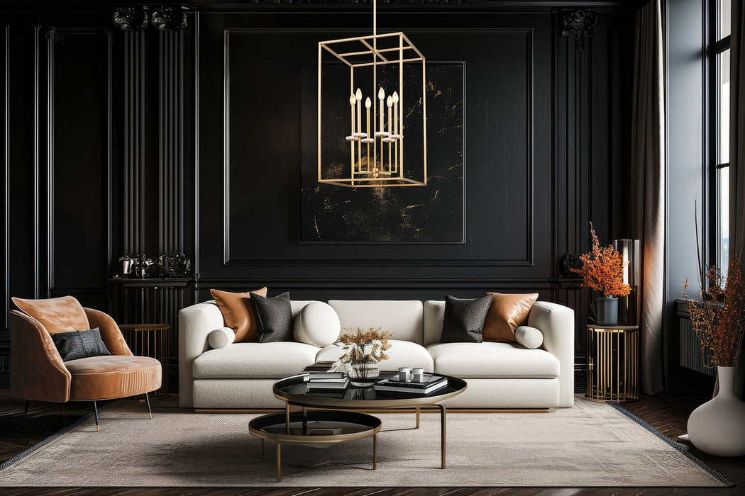 Z-Lite - 6100-32MGLD - Six Light Chandelier - Gaultier - Mordern Gold