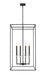 Z-Lite - 6100-44MB - Eight Light Chandelier - Gaultier - Matte Black+Mordern Gold