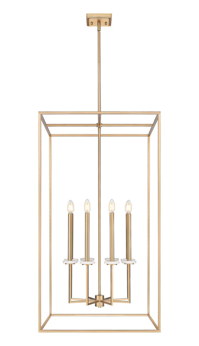 Z-Lite - 6100-44MGLD - Eight Light Chandelier - Gaultier - Mordern Gold