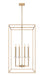 Z-Lite - 6100-44MGLD - Eight Light Chandelier - Gaultier - Mordern Gold