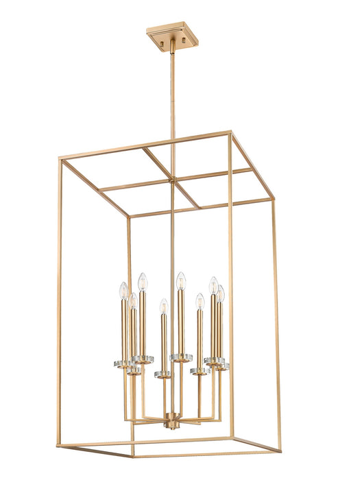 Z-Lite - 6100-44MGLD - Eight Light Chandelier - Gaultier - Mordern Gold