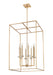 Z-Lite - 6100-44MGLD - Eight Light Chandelier - Gaultier - Mordern Gold