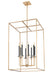 Z-Lite - 6100-44MGLD - Eight Light Chandelier - Gaultier - Mordern Gold
