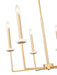 Z-Lite - 6100-6MGLD - Six Light Chandelier - Gaultier - Mordern Gold