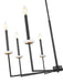 Z-Lite - 6100-8MB - Eight Light Chandelier - Gaultier - Matte Black+Mordern Gold