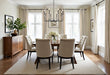 Z-Lite - 6100-8MB - Eight Light Chandelier - Gaultier - Matte Black+Mordern Gold