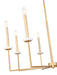 Z-Lite - 6100-8MGLD - Eight Light Chandelier - Gaultier - Mordern Gold