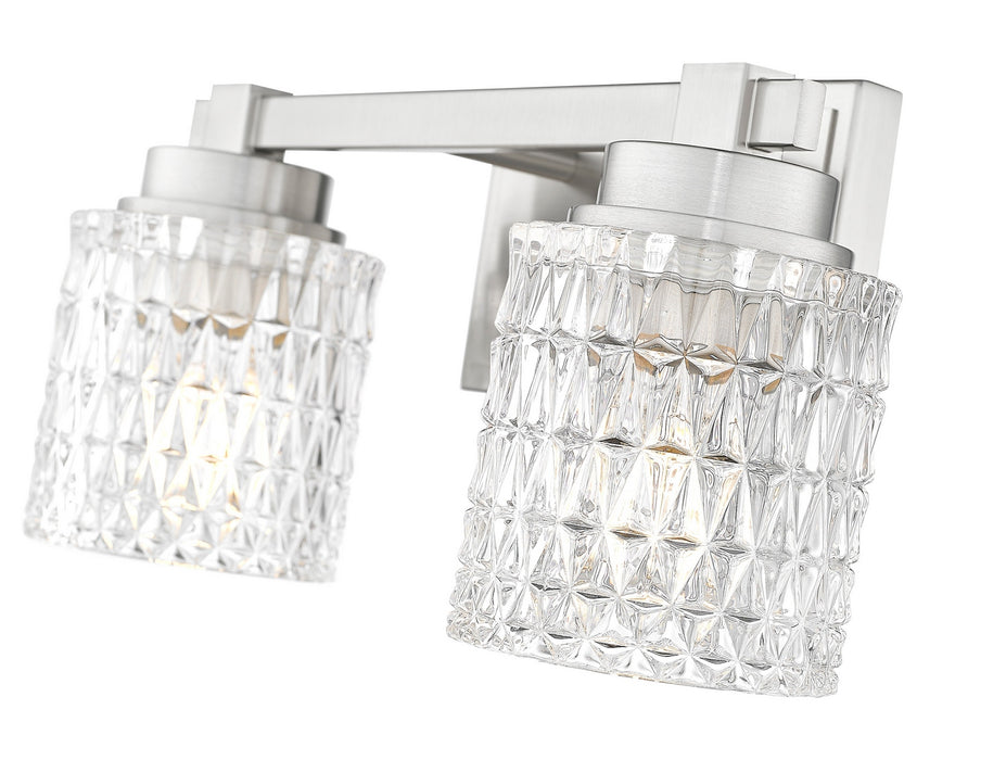Z-Lite - 6101-2V-BN - Two Light Vanity - Jacqueline - Brushed Nickel
