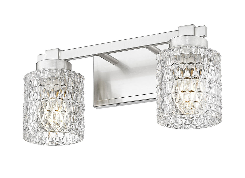 Z-Lite - 6101-2V-BN - Two Light Vanity - Jacqueline - Brushed Nickel