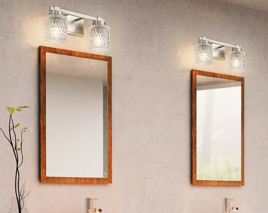 Z-Lite - 6101-2V-BN - Two Light Vanity - Jacqueline - Brushed Nickel