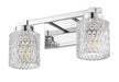 Z-Lite - 6101-2V-CH - Two Light Vanity - Jacqueline - Chrome
