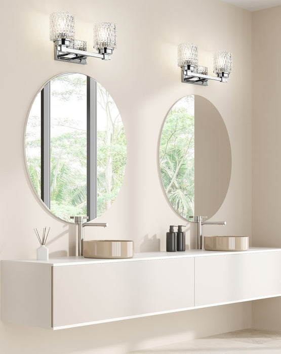 Z-Lite - 6101-2V-CH - Two Light Vanity - Jacqueline - Chrome