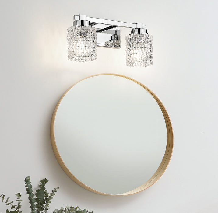 Z-Lite - 6101-2V-CH - Two Light Vanity - Jacqueline - Chrome