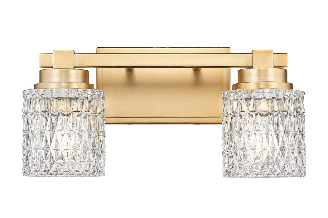 Z-Lite - 6101-2V-MGLD - Two Light Vanity - Jacqueline - Modern Gold