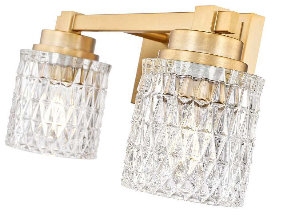 Z-Lite - 6101-2V-MGLD - Two Light Vanity - Jacqueline - Modern Gold