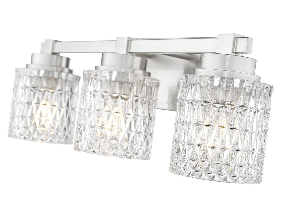 Z-Lite - 6101-3V-BN - Three Light Vanity - Jacqueline - Brushed Nickel