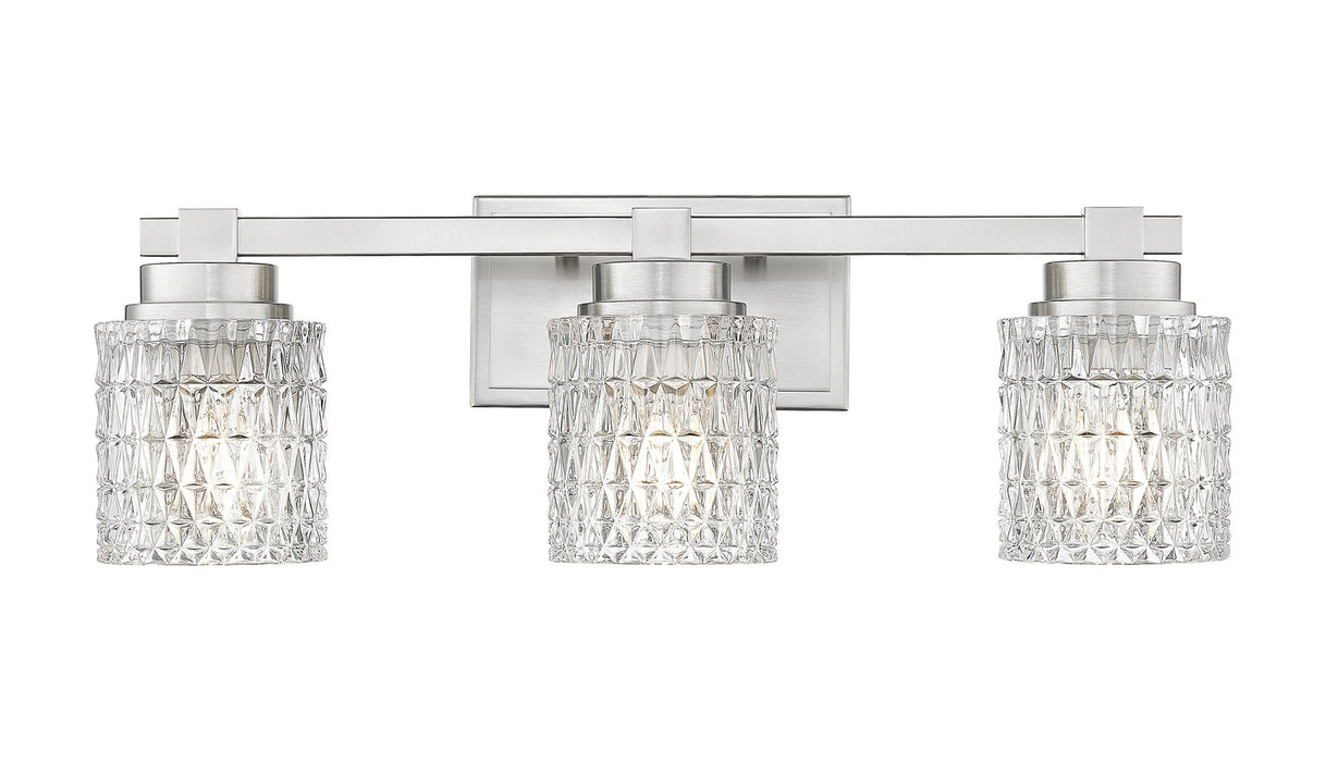 Z-Lite - 6101-3V-BN - Three Light Vanity - Jacqueline - Brushed Nickel