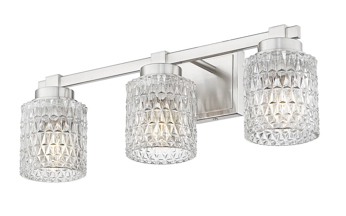 Z-Lite - 6101-3V-BN - Three Light Vanity - Jacqueline - Brushed Nickel