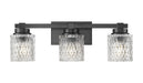 Z-Lite - 6101-3V-MB - Three Light Vanity - Jacqueline - Matte Black