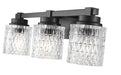 Z-Lite - 6101-3V-MB - Three Light Vanity - Jacqueline - Matte Black