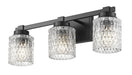 Z-Lite - 6101-3V-MB - Three Light Vanity - Jacqueline - Matte Black