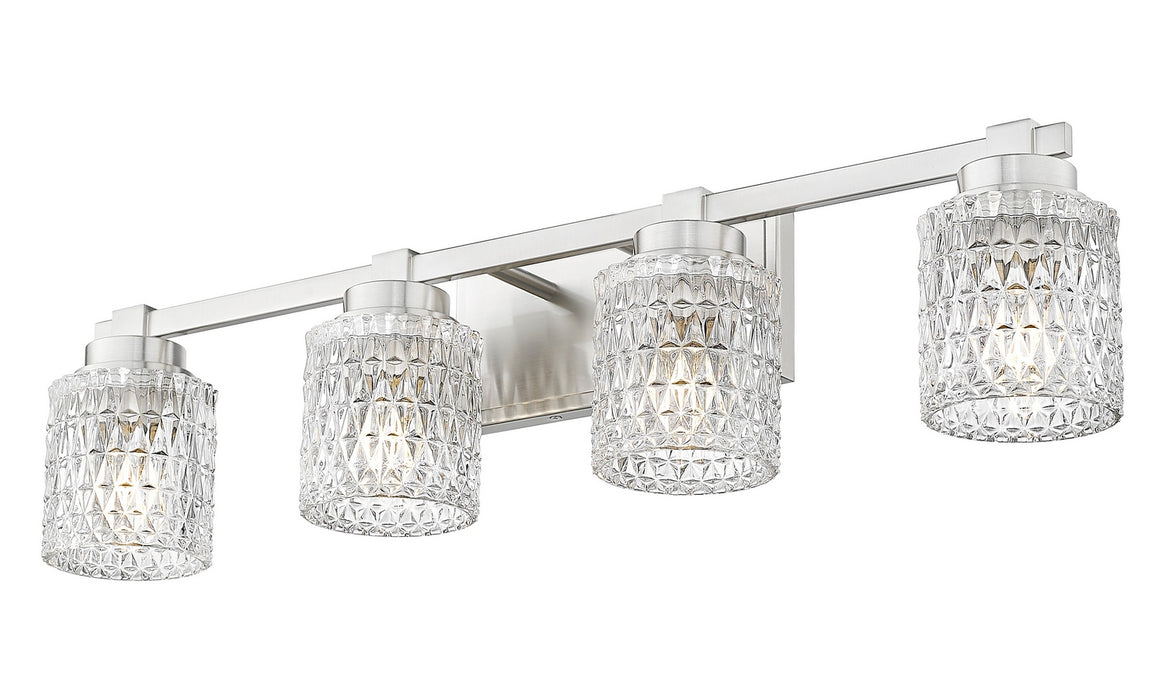 Z-Lite - 6101-4V-BN - Four Light Vanity - Jacqueline - Brushed Nickel