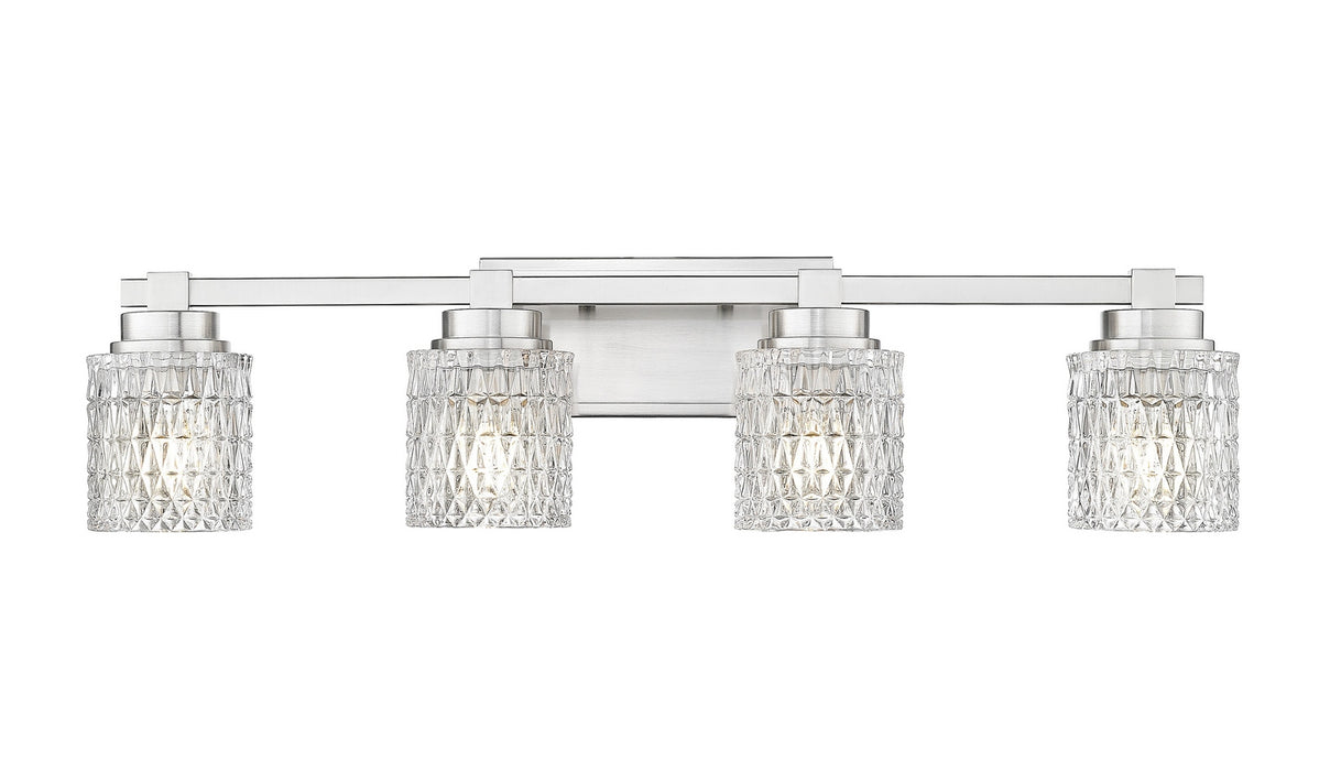Z-Lite - 6101-4V-BN - Four Light Vanity - Jacqueline - Brushed Nickel