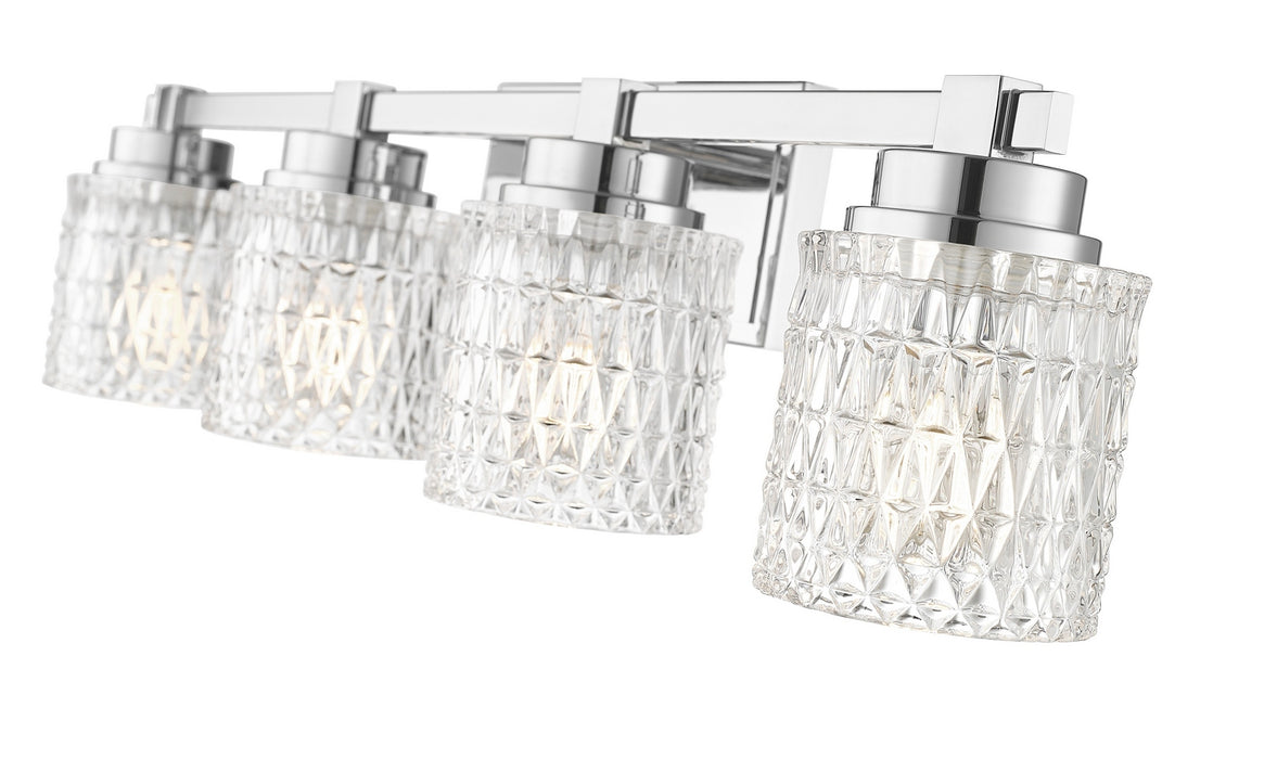 Z-Lite - 6101-4V-CH - Four Light Vanity - Jacqueline - Chrome