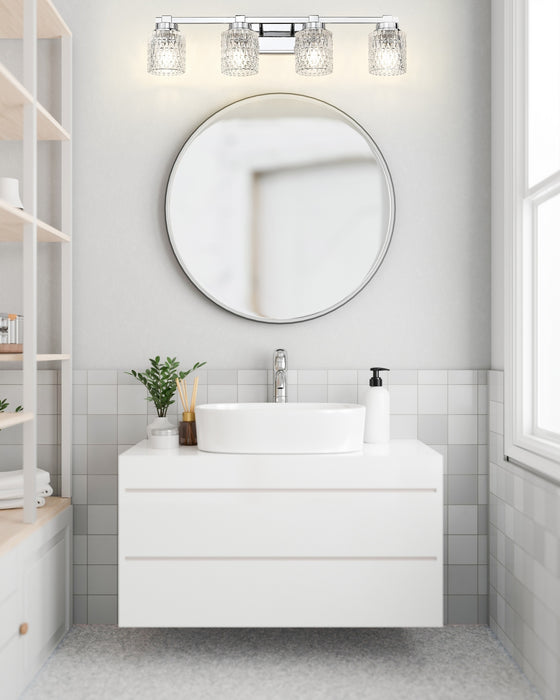 Z-Lite - 6101-4V-CH - Four Light Vanity - Jacqueline - Chrome