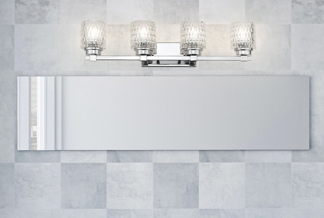 Z-Lite - 6101-4V-CH - Four Light Vanity - Jacqueline - Chrome