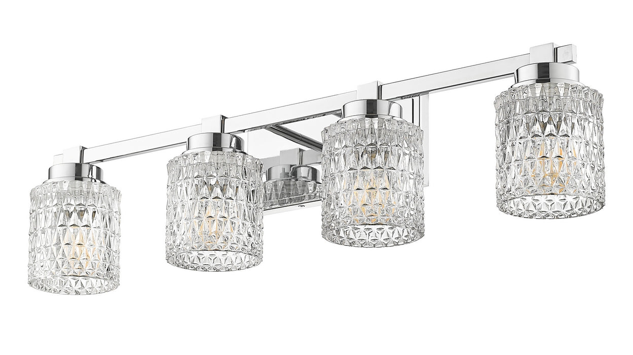 Z-Lite - 6101-4V-CH - Four Light Vanity - Jacqueline - Chrome