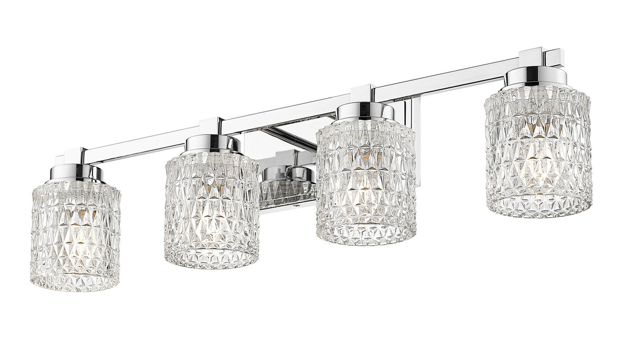 Z-Lite - 6101-4V-CH - Four Light Vanity - Jacqueline - Chrome