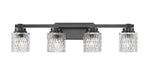 Z-Lite - 6101-4V-MB - Four Light Vanity - Jacqueline - Matte Black