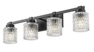 Z-Lite - 6101-4V-MB - Four Light Vanity - Jacqueline - Matte Black