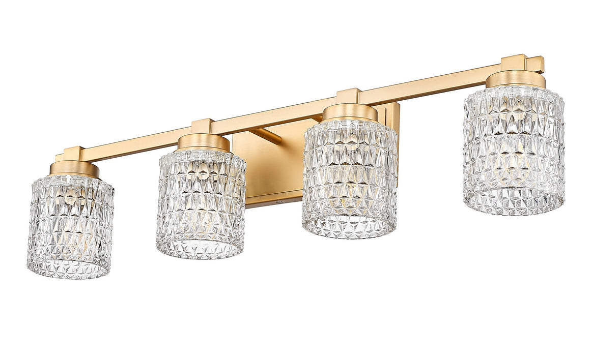 Z-Lite - 6101-4V-MGLD - Four Light Vanity - Jacqueline - Modern Gold
