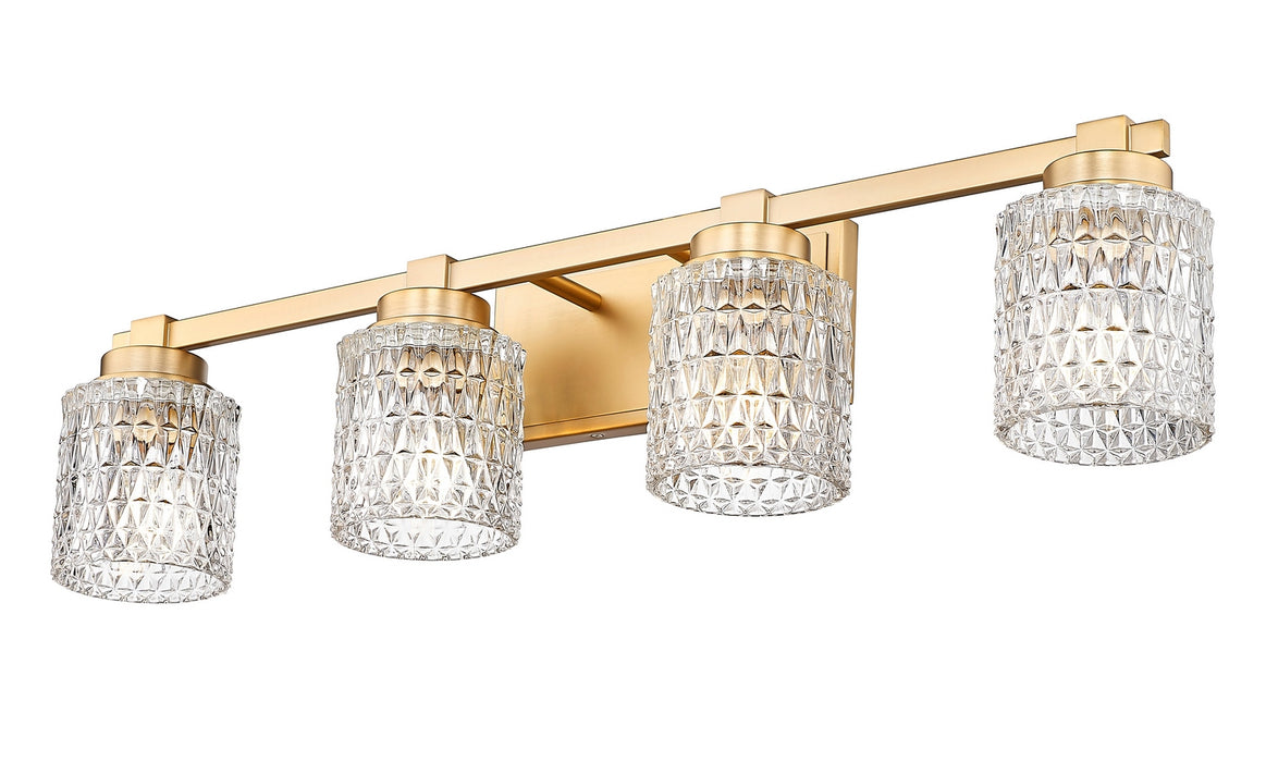 Z-Lite - 6101-4V-MGLD - Four Light Vanity - Jacqueline - Modern Gold