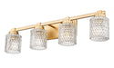 Z-Lite - 6101-4V-MGLD - Four Light Vanity - Jacqueline - Modern Gold