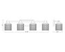 Z-Lite - 6101-4V-MGLD - Four Light Vanity - Jacqueline - Modern Gold