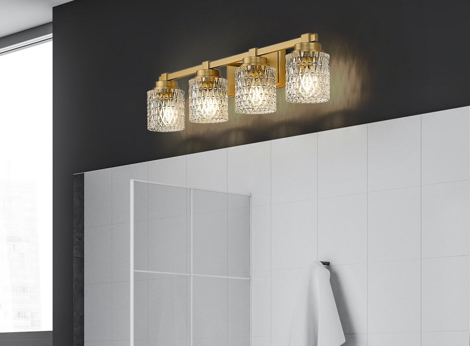 Z-Lite - 6101-4V-MGLD - Four Light Vanity - Jacqueline - Modern Gold
