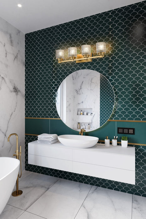 Z-Lite - 6101-4V-MGLD - Four Light Vanity - Jacqueline - Modern Gold