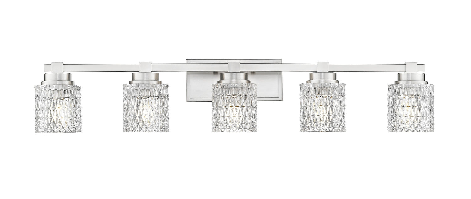 Z-Lite - 6101-5V-BN - Five Light Vanity - Jacqueline - Brushed Nickel