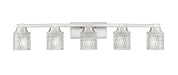 Z-Lite - 6101-5V-BN - Five Light Vanity - Jacqueline - Brushed Nickel