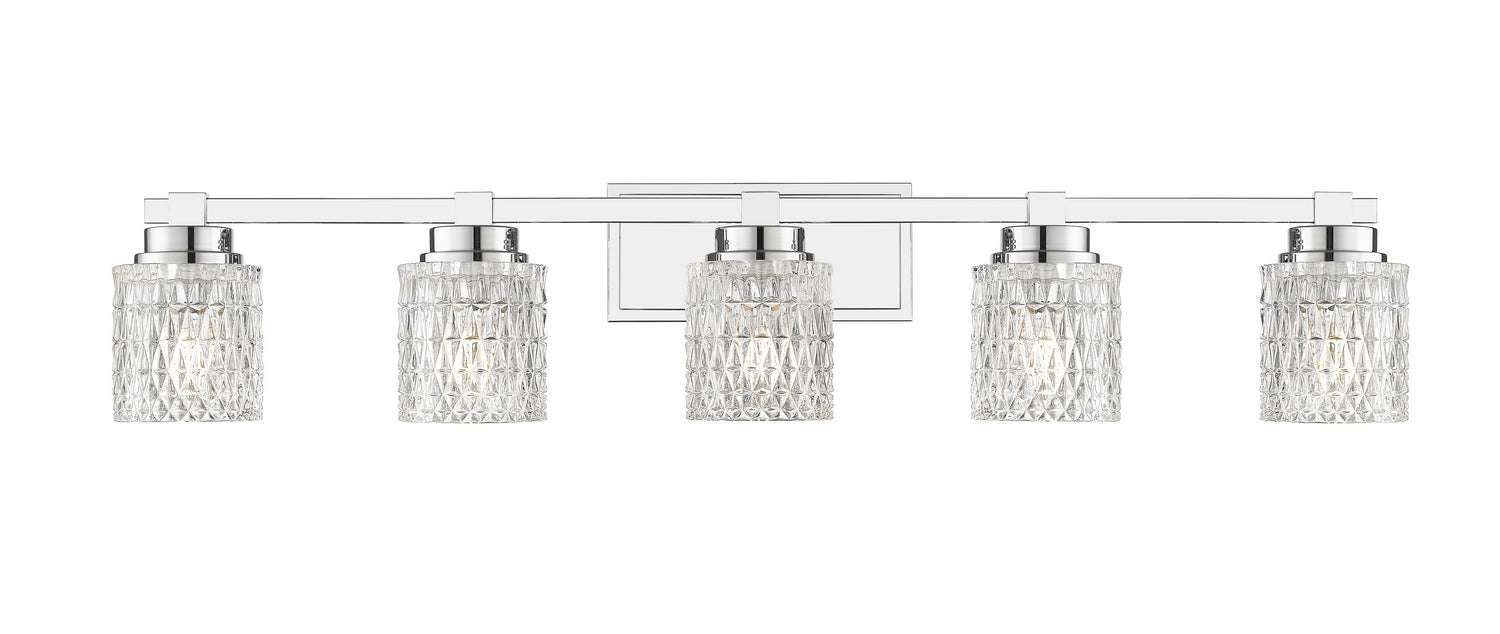Z-Lite - 6101-5V-CH - Five Light Vanity - Jacqueline - Chrome
