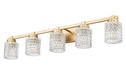 Z-Lite - 6101-5V-MGLD - Five Light Vanity - Jacqueline - Modern Gold