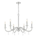 Z-Lite - 6103-32BN - Six Light Chandelier - Toussant - Brushed Nickel