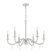 Z-Lite - 6103-32BN - Six Light Chandelier - Toussant - Brushed Nickel