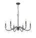 Z-Lite - 6103-32MB - Six Light Chandelier - Toussant - Matte Black
