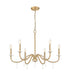 Z-Lite - 6103-32MGLD - Six Light Chandelier - Toussant - Mordern Gold