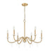 Z-Lite - 6103-32MGLD - Six Light Chandelier - Toussant - Mordern Gold
