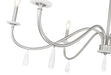 Z-Lite - 6103-45BN - Six Light Chandelier - Toussant - Brushed Nickel